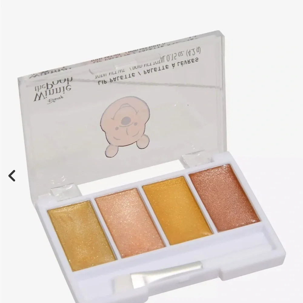 Disney Winnie the Pooh Lip Palette with Gold and Tan Shades